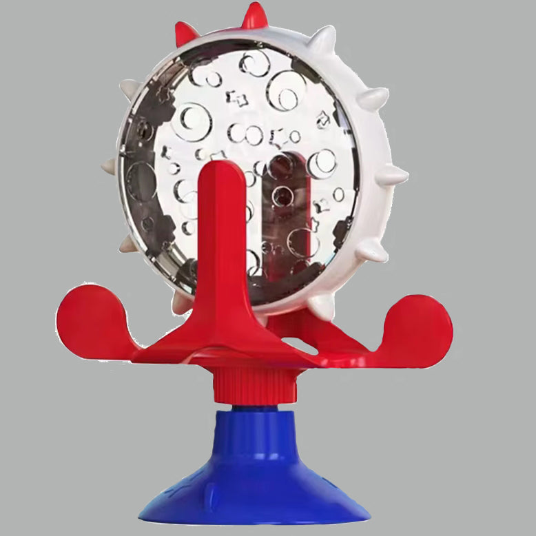 ZALOPA - 360 Degree Rotating Treat Feeder Fun IQ Puzzle Toy for Cats and Small Dogs