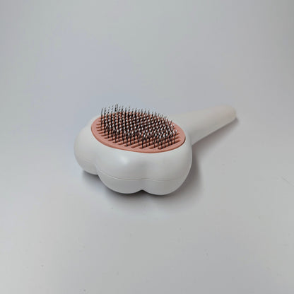ZALOPA - Paw Shape Self Cleaning Cat Brush One Click Hair Removal Tool for Cats and Dogs