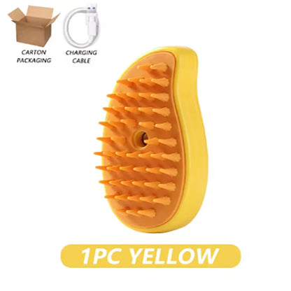 3-in-1 Electric Steamy Pet Grooming Brush