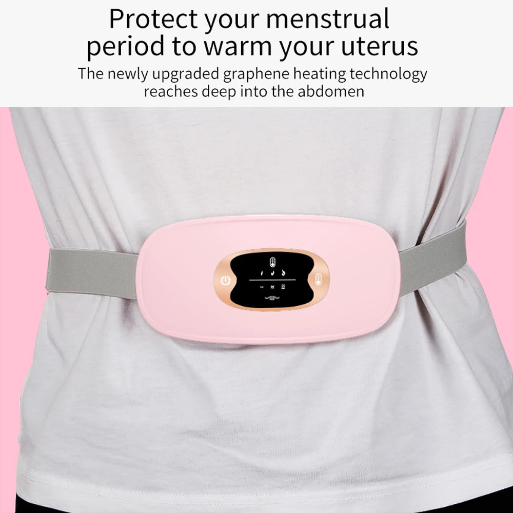 Cordless Menstrual Heating Pad and Soothing Waist Massager