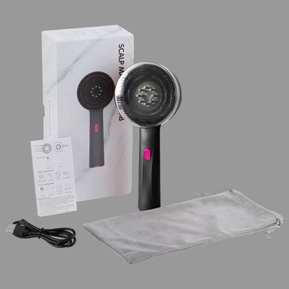 Electric Scalp Massager and Red Light Therapy Hair Care Brush