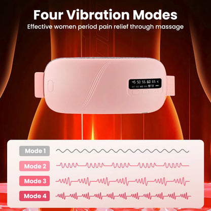 Cordless Menstrual Heating Pad and Soothing Waist Massager