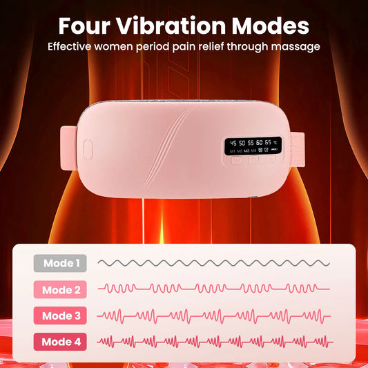 Cordless Menstrual Heating Pad and Soothing Waist Massager