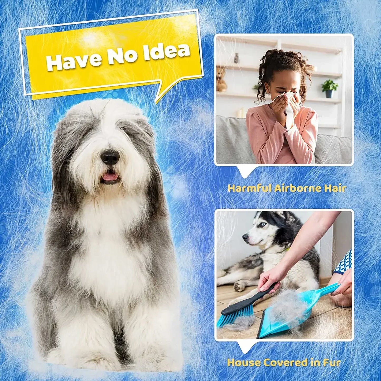 Gentle Pet Grooming and Deshedding Glove