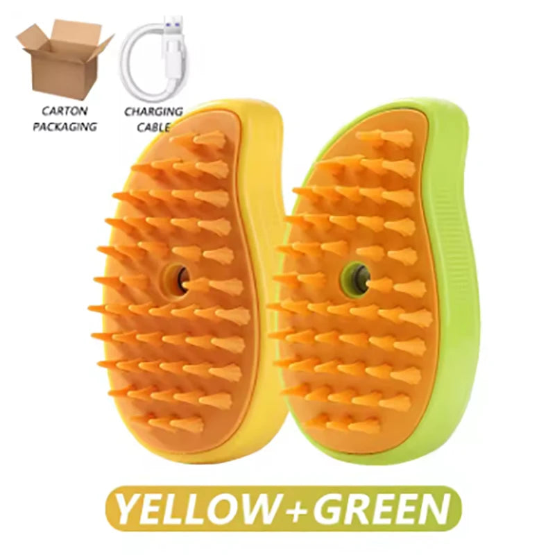 3-in-1 Electric Steamy Pet Grooming Brush