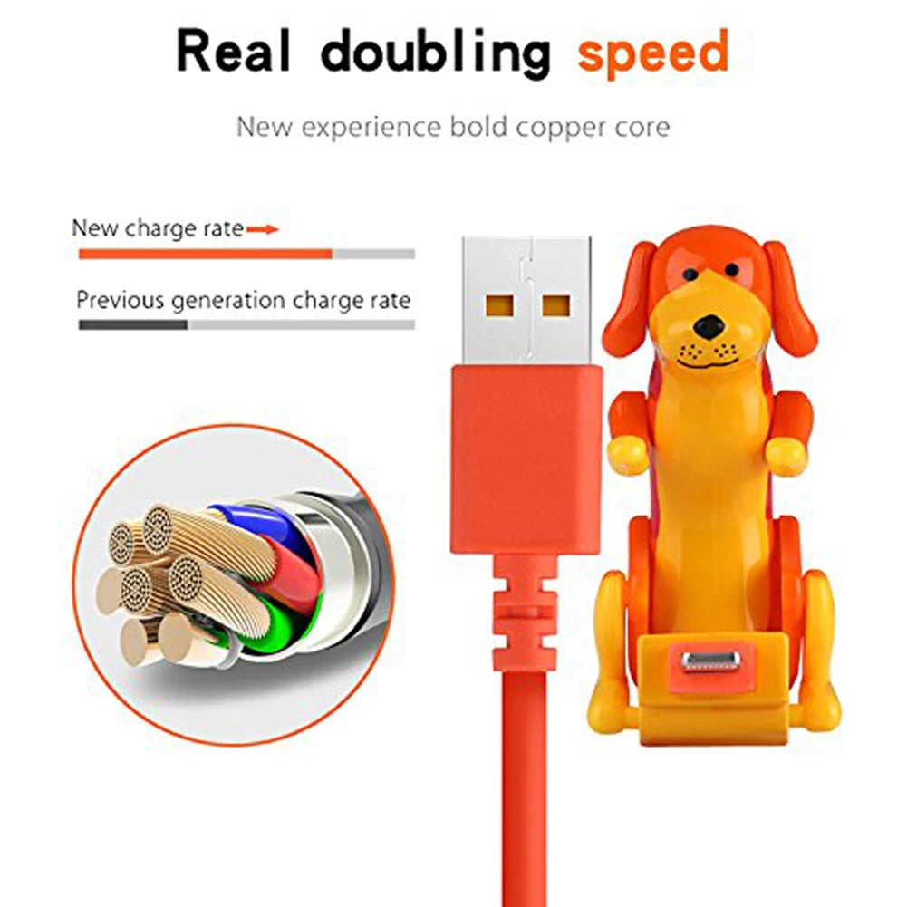 Funny Humping Dog Fast Charging and Data Cable