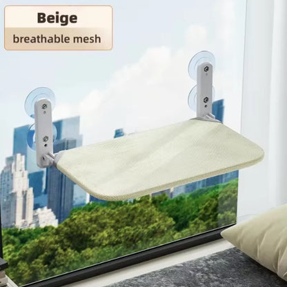 Window-Mounted Cat Hammock and Window Sunbathing Bed