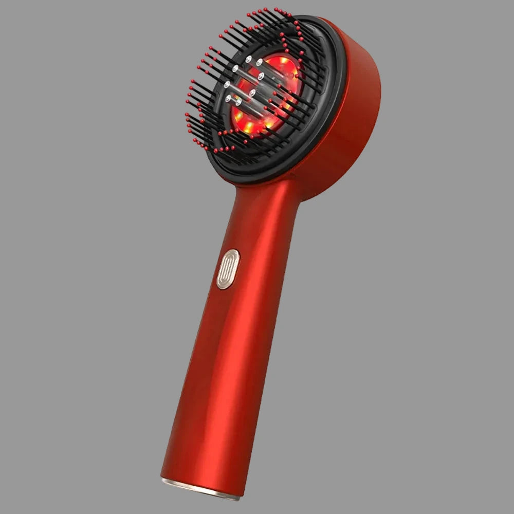 Electric Scalp Massager and Red Light Therapy Hair Care Brush