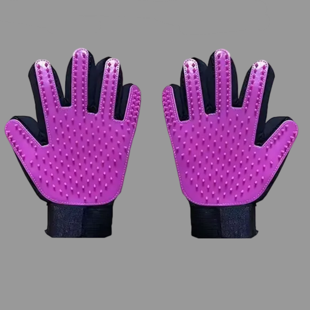 ZALOPA - Pet Grooming Glove 2 in 1 Gentle Deshedding