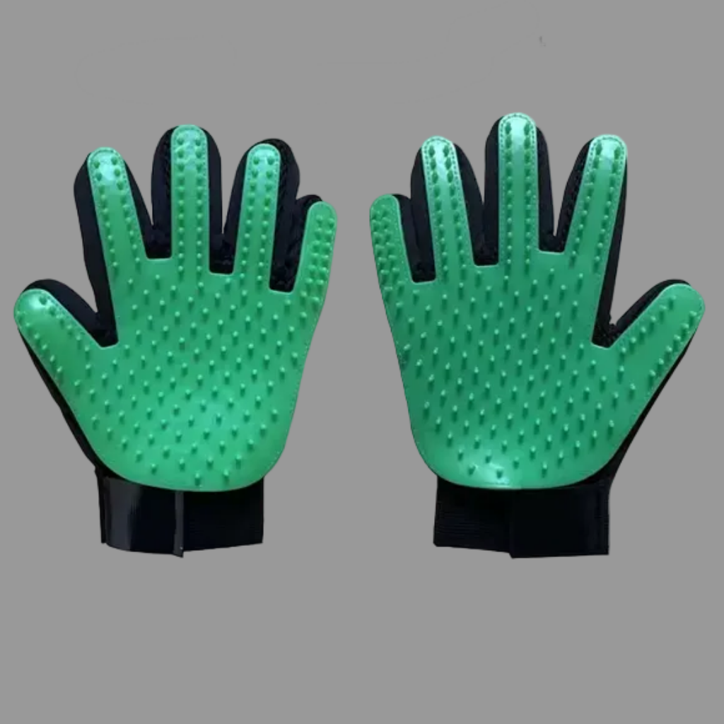 ZALOPA - Pet Grooming Glove 2 in 1 Gentle Deshedding