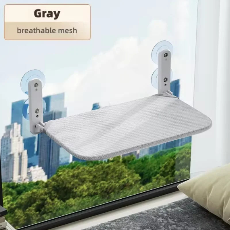 Window-Mounted Cat Hammock and Window Sunbathing Bed