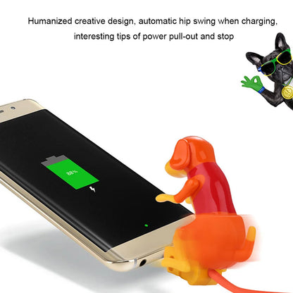 Funny Humping Dog Fast Charging and Data Cable