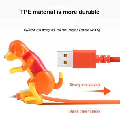 Funny Humping Dog Fast Charging and Data Cable