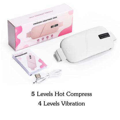 Cordless Menstrual Heating Pad and Soothing Waist Massager