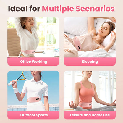 Cordless Menstrual Heating Pad and Soothing Waist Massager