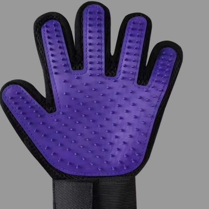 ZALOPA - Pet Grooming Glove 2 in 1 Gentle Deshedding
